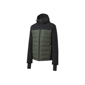 CRIVIT Pánska lyžiarska bunda (S (44/46), čierna/kaki)