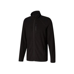 CRIVIT Pánska flísová bunda (XL (56/58), čierna)