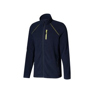 CRIVIT Pánska flísová bunda (XL (56/58), navy modrá)