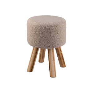 LIVARNO home Stolička s kožušinou (plyšový vzhľad)