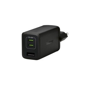 TRONIC® Rýchlonabíjačka GaN 2x USB-C (čierna)