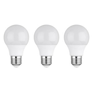 LIVARNO home LED žiarovky (4,2 W E27 hruška, 3 kusy, mliečna)