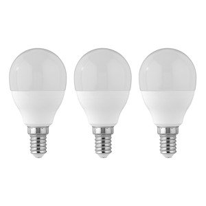 LIVARNO home LED žiarovky (4,2 W E14 kvapka, 3 kusy, mliečna)