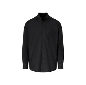 LIVERGY® Pánska košeľa Regular Fit (čierna, 41)