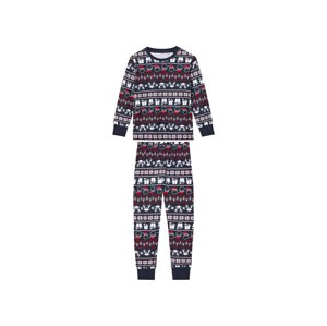 lupilu® Chlapčenské vianočné pyžamo (98/104, námornícka modrá)