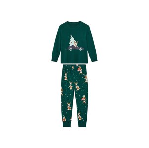 lupilu® Chlapčenské vianočné pyžamo (122/128, zelená)