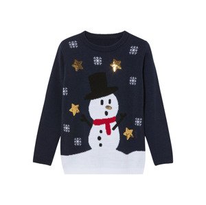 lupilu® Chlapčenský vianočný pulóver (snehuliak, 98/104)