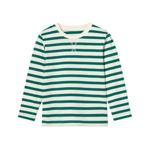 lupilu® Chlapčenské tričko s dlhým rukávom (122/128, biela/zelená)