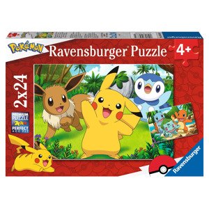 Ravensburger Detské puzzle (Pokémon, 2 x 24 dielikov)