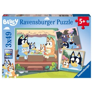 Ravensburger Detské puzzle (Bluey, 3 x 49 dielikov)