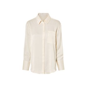 esmara® Dámska saténová blúzka (46, krémová)