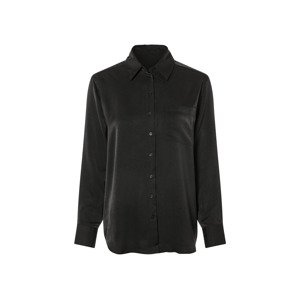 esmara® Dámska saténová blúzka (40, čierna)