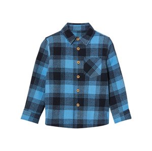lupilu® Chlapčenská flanelová košeľa (98, modrá)