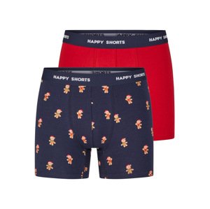 Happy Shorts Pánske boxerky v darčekovom balení, 2 kusy (perník, L)