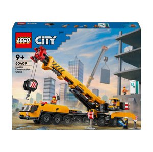 LEGO® City 60409 Žltý pojazdný stavebný žeriav