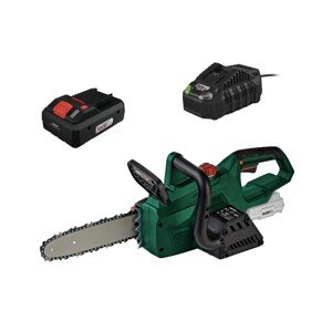 PARKSIDE® Aku reťazová píla PKSA 20-Li D4 + Smart akumulátor 20 V/4 Ah + Nabíjačka na akumulátor 20 V/4,5 A